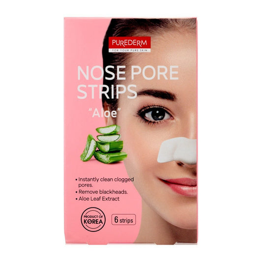 Purederm Nose Pore Strips Aloe - 6pcs