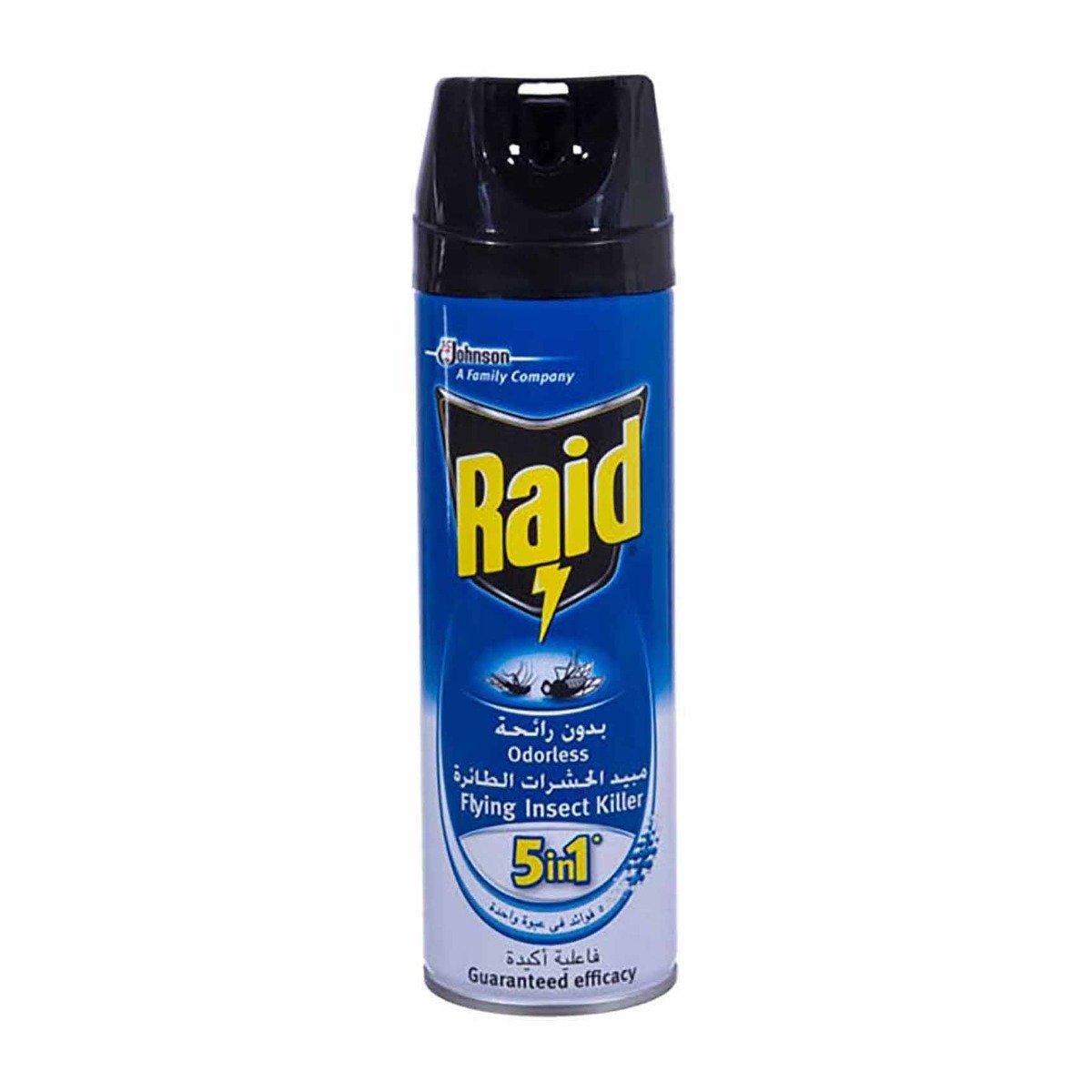 Raid Odorless 5 In 1 Flying Insect Killer Spray - 400ml