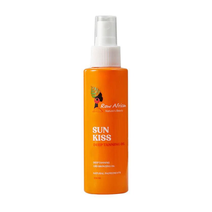 Raw African Sun Kiss Deep Tanning Oil - 120ml