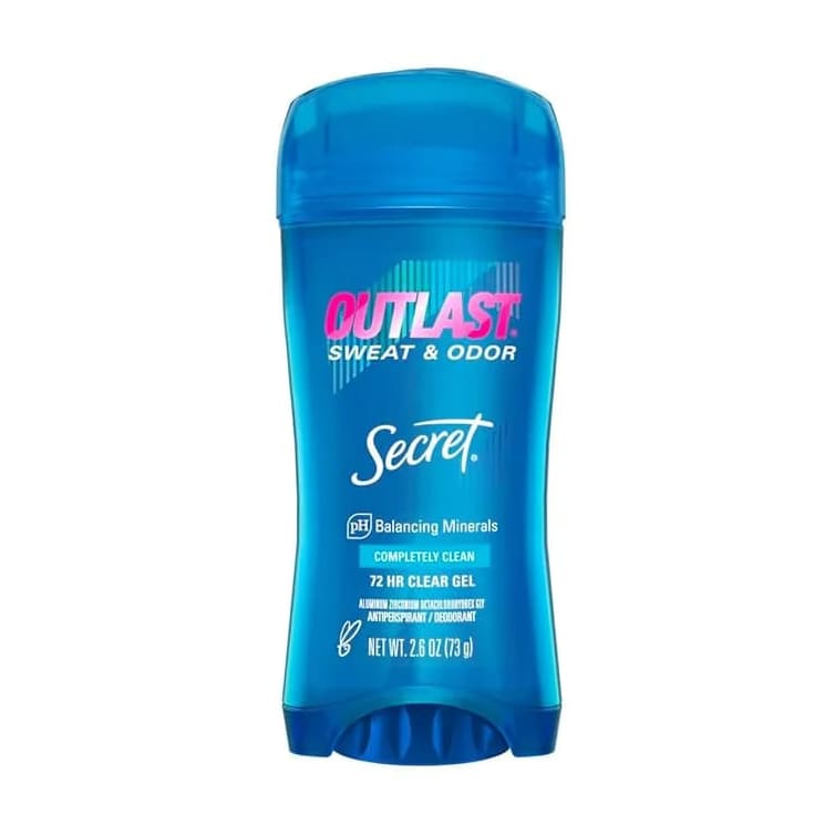 Secret Outlast Completely Clean Antiperspirant Deodorant Gel - 73gm