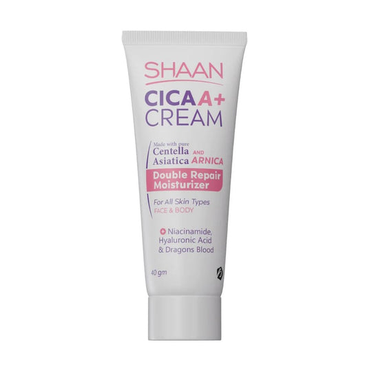 Shaan Cica A+ Face & Body Double Repair Moisturizer - 40gm