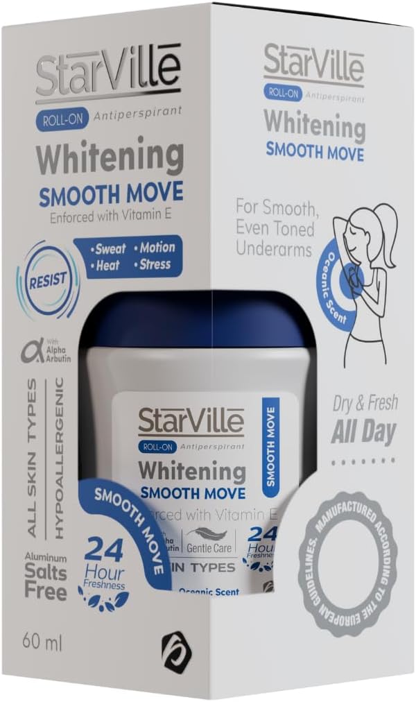 Starville Whitening Smooth Move Antiperspirant Roll On - 60ml