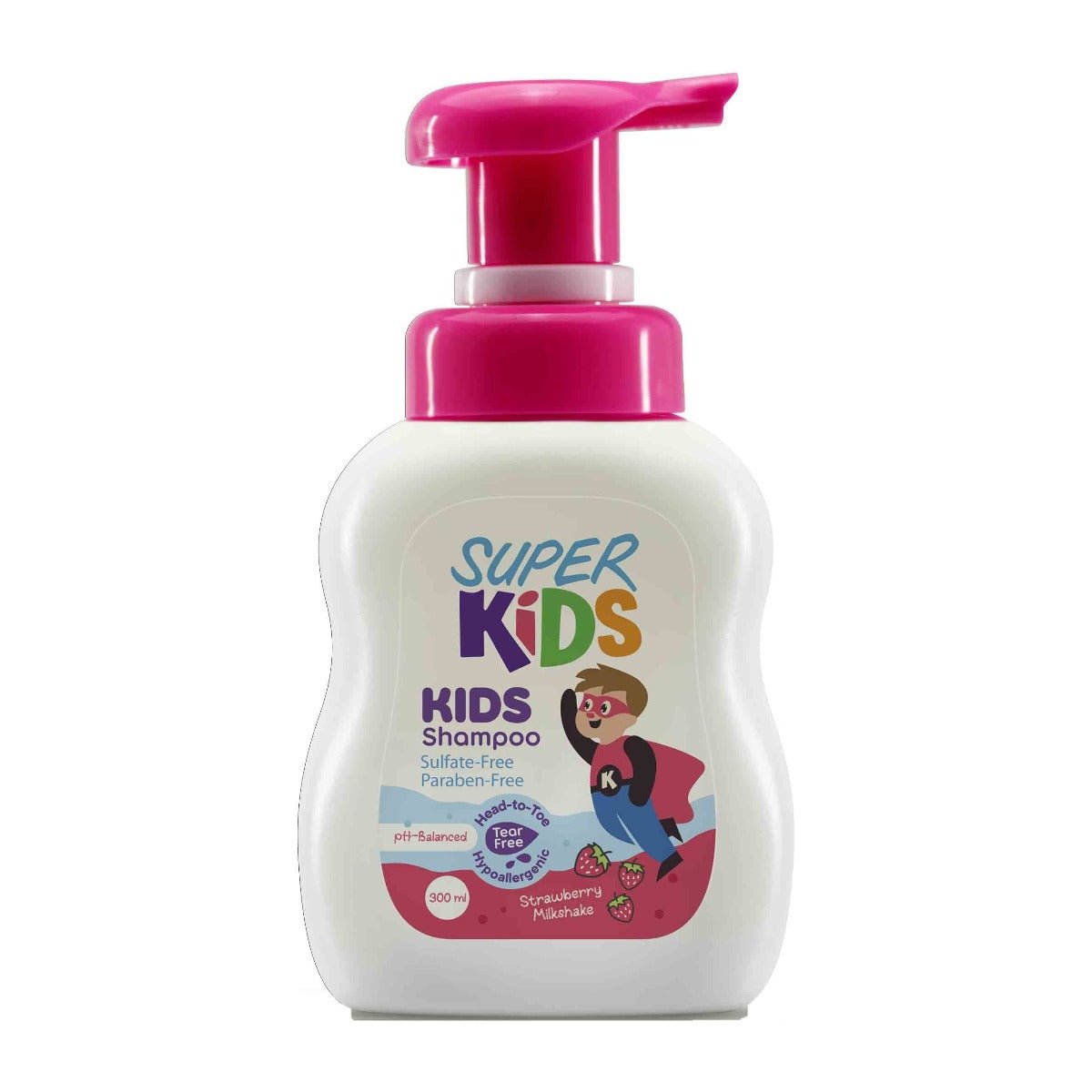 Super Kids Strawberry Milkshake Shampoo - 300ml