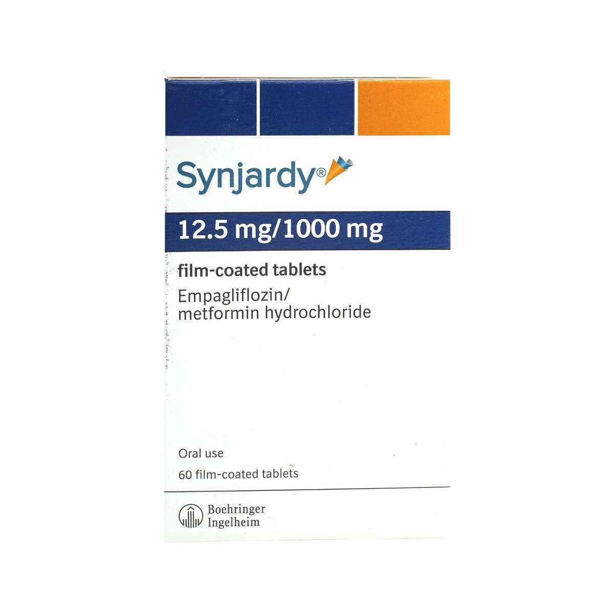Synjardy 12.5 mg-1000 mg - 60 Tablets