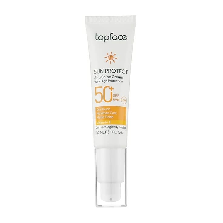 Topface Anti Shine SPF 50+ Sunscreen Cream - 30ml