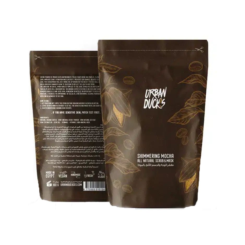 Urban Ducks Coffee Mocha Scrub - 160gm