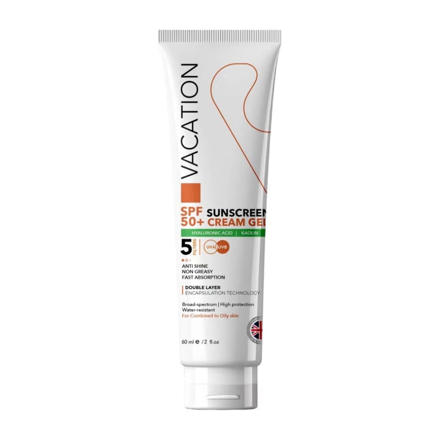 Vacation Sunscreen SPF 50+ Gel - 60ml
