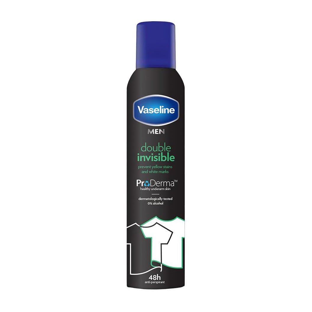 Vaseline Men Double Invisible Antiperspirant Spray - 250ml
