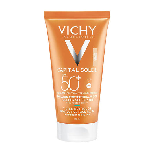 Vichy Capital Soleil Anti Brillance Mattifying Tinted Sunscreen Fluied SPF 50+ - 50ml