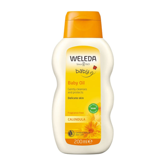 Weleda Calendula Fragrance Free Baby Oil - 200ml