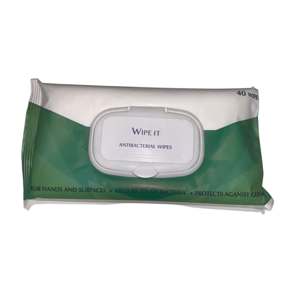 Wipe It Antibacterial Wipes - 40 Wipes