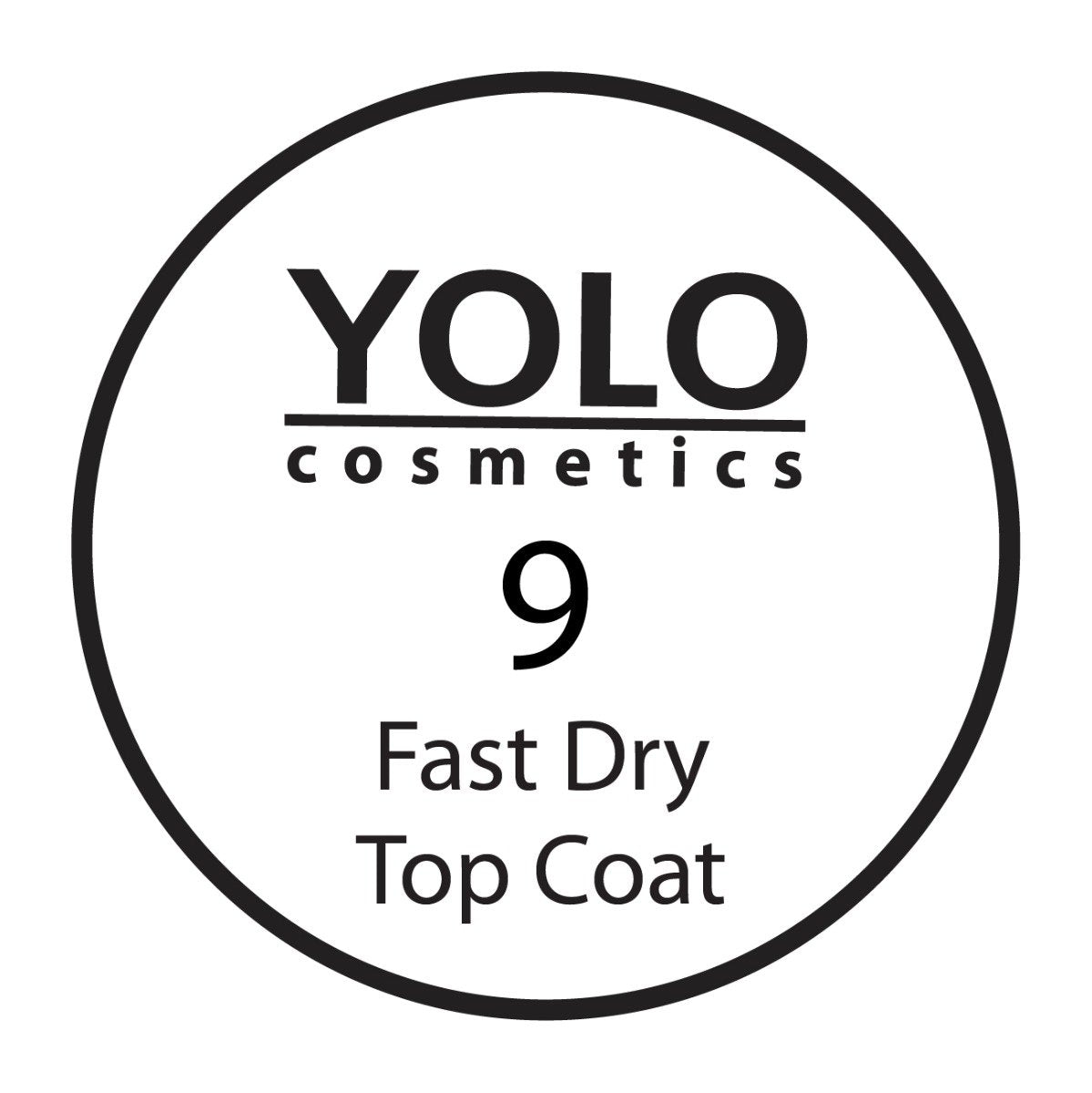 Yolo Fast Dry Top Coat Nail Care - 10ml