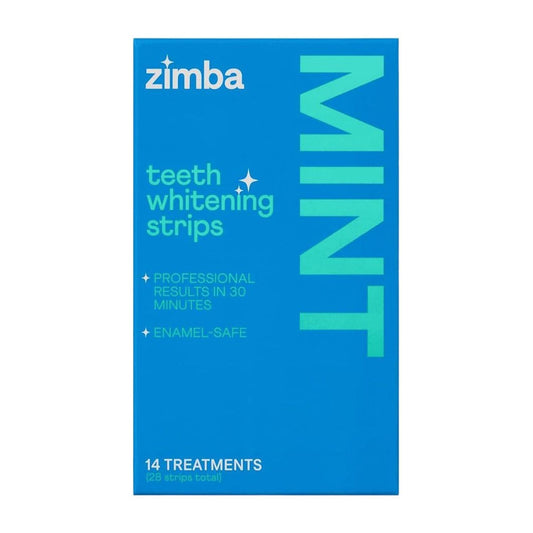 Zimba Teeth Whitening Strips 28 Strips - Mint