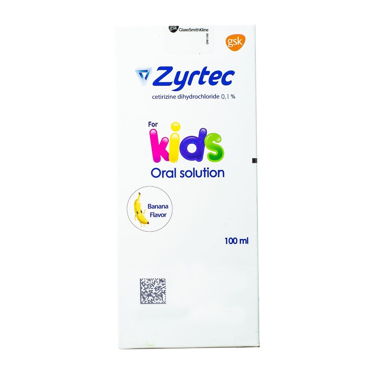 Zyrtec 0.1% Syrup - 100ml