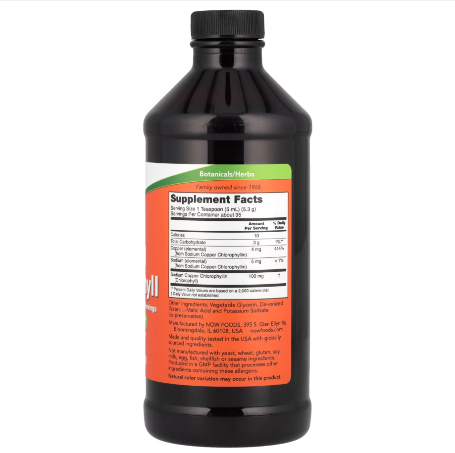 NOW Foods Liquid Chlorophyll 16 fl oz (473 ml)