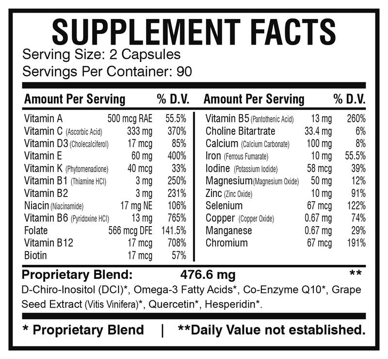 Pre-Conception Plus 180 Vegetarian Capsules