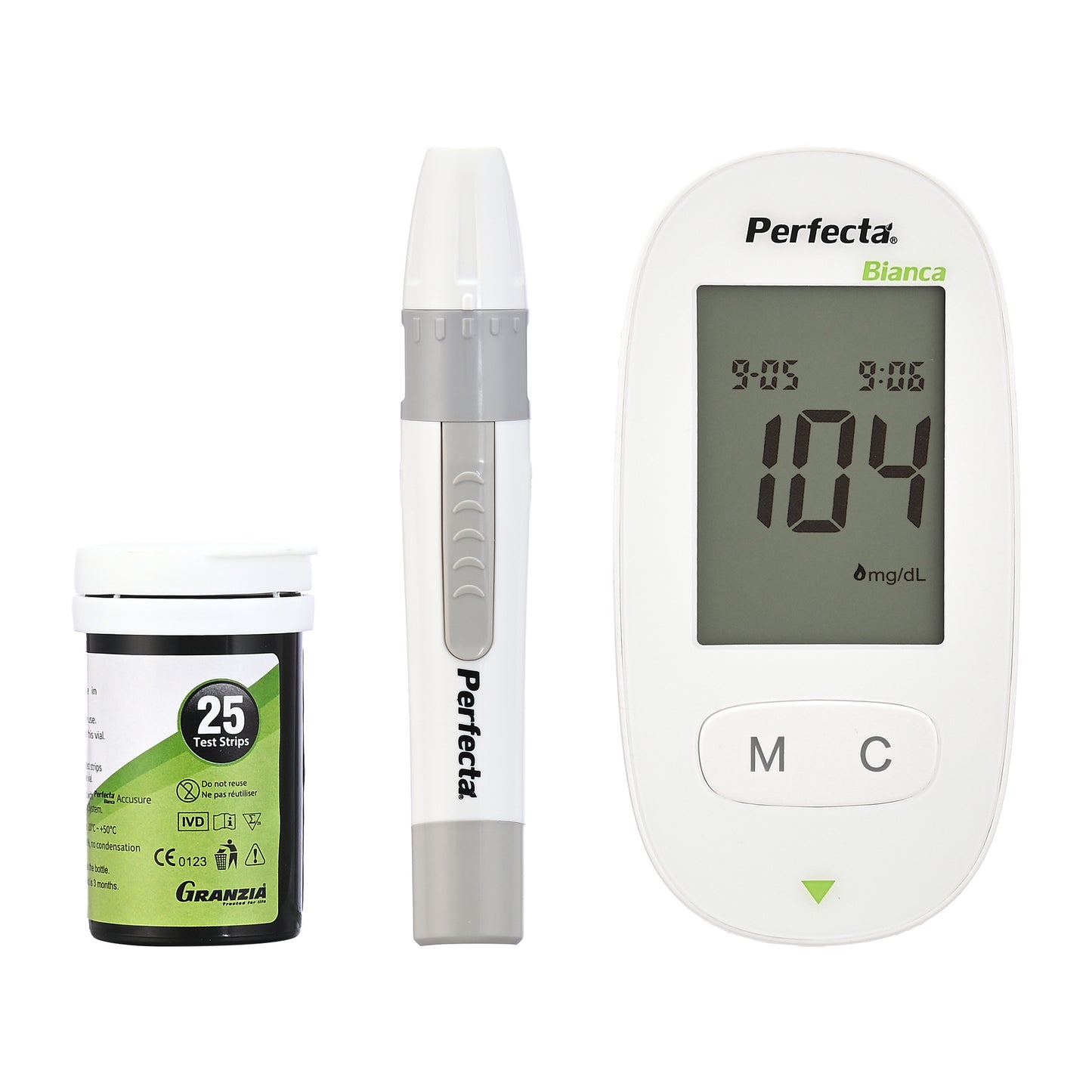 Perfecta Bianca Blood Glucose Monitor