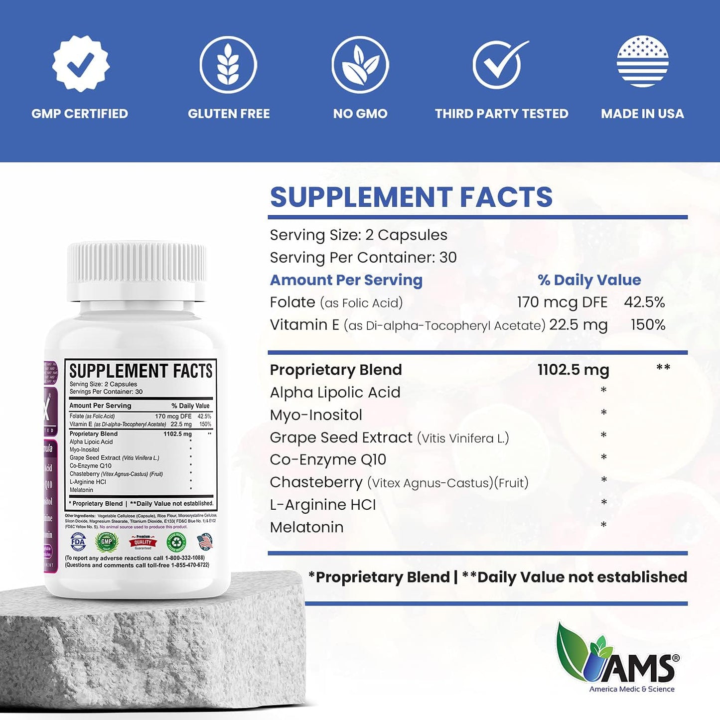 Ova-Max Women Fertility - 120 Veg Capsules