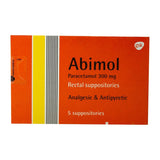 Abimol 300 mg Infantile - 5 Suppositories