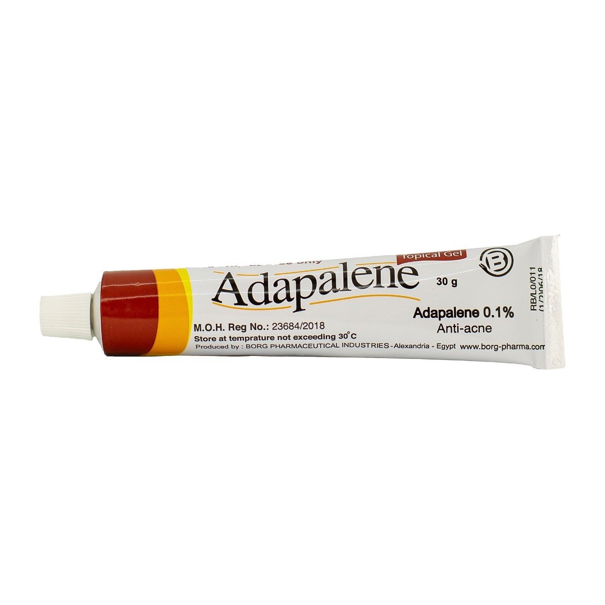 Adapalene 0.1% Gel - 30gm