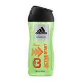 Adidas 3 In 1 Active Start Shower Gel - 250ml