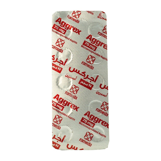 Aggrex 75 mg - 60 Tablets