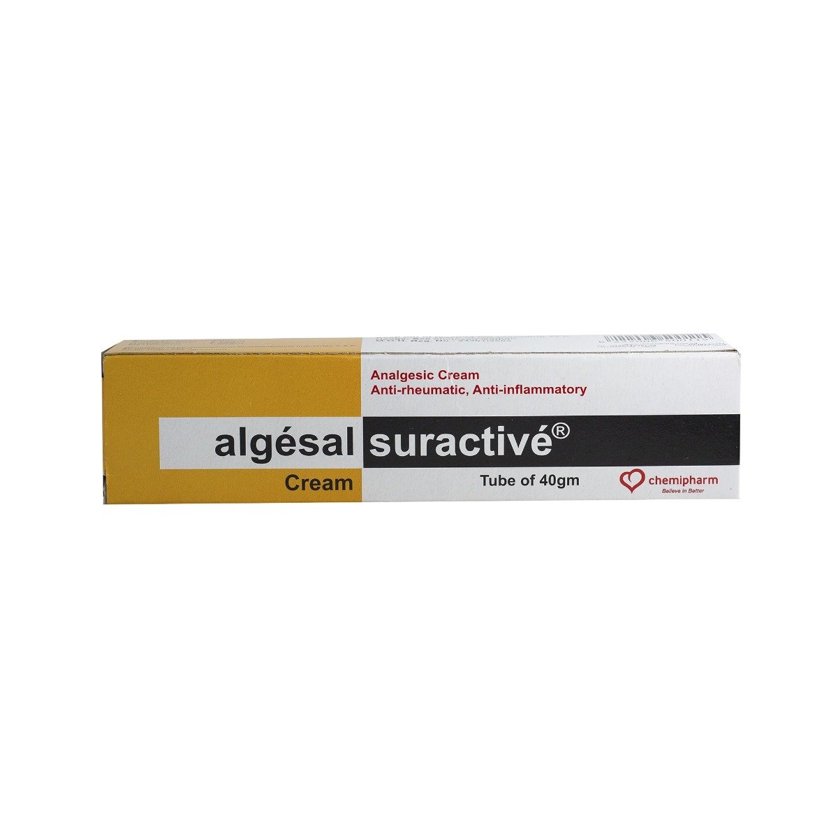 Algesal Suractive Cream - 40 gm