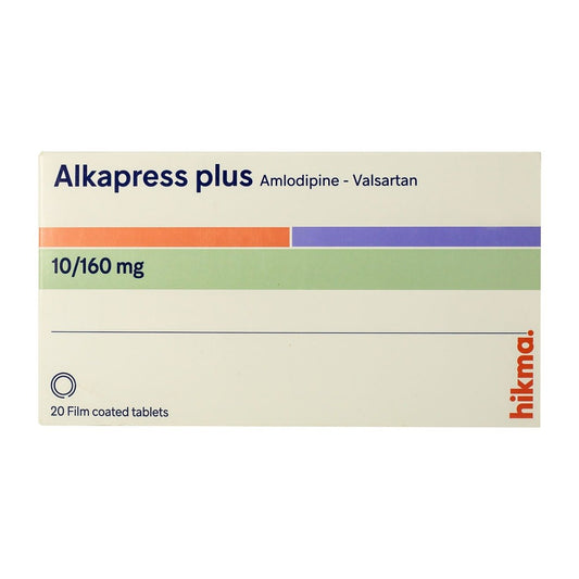 Alkapress Plus 10 mg-160 mg - 20 Tablets
