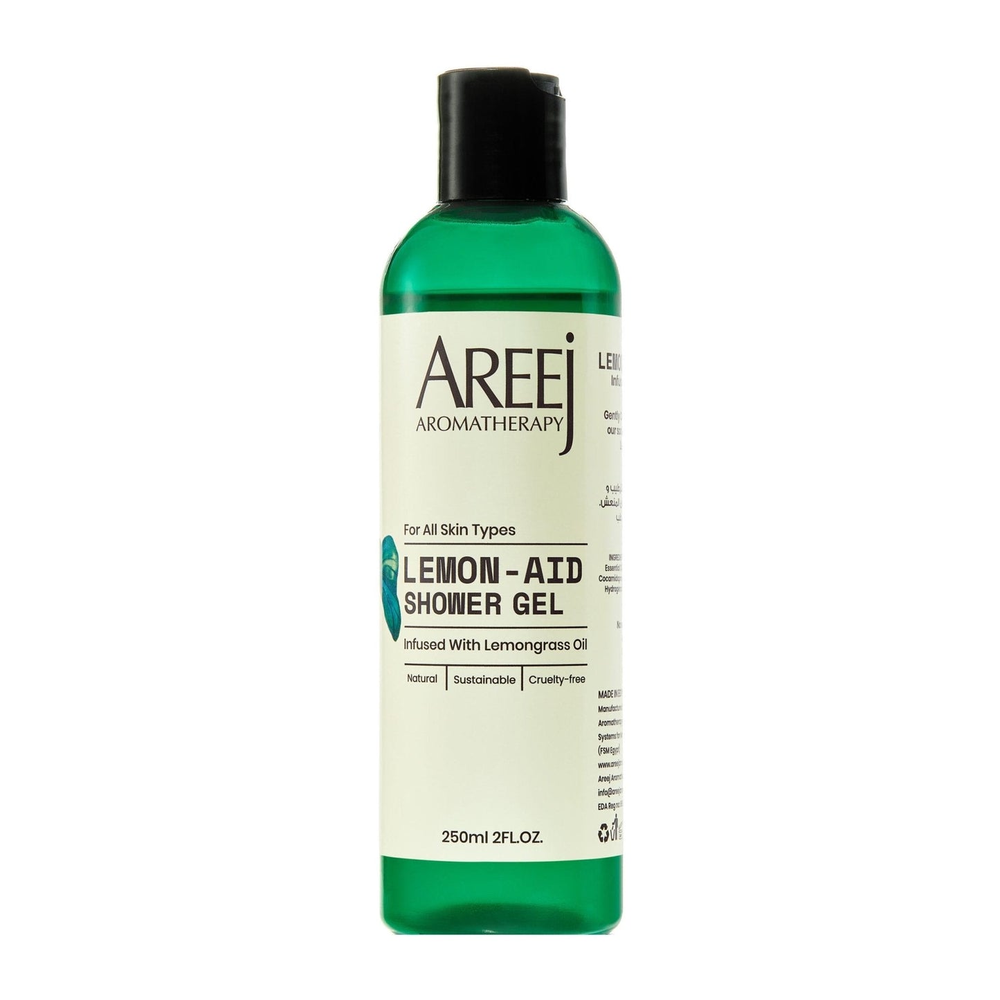 Areej Lemon - Aid Shower Gel - 250ml