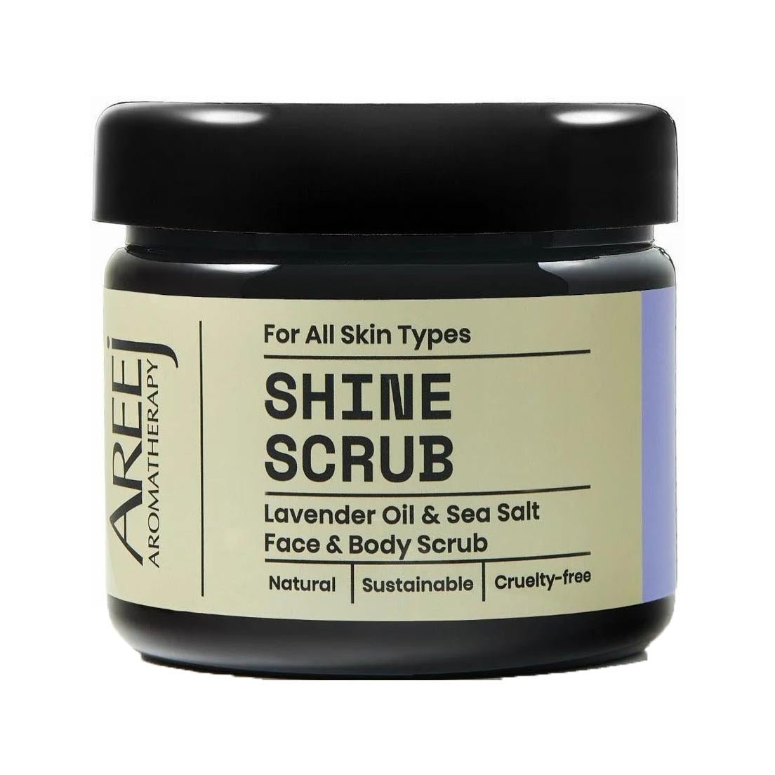 Areej Shine Lavender & Sea Salt Scrub - 250gm