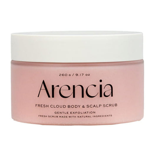 Arencia Fresh Cloud Sea Salt Body & Scalp Scrub Lavender and Pear - 260gm