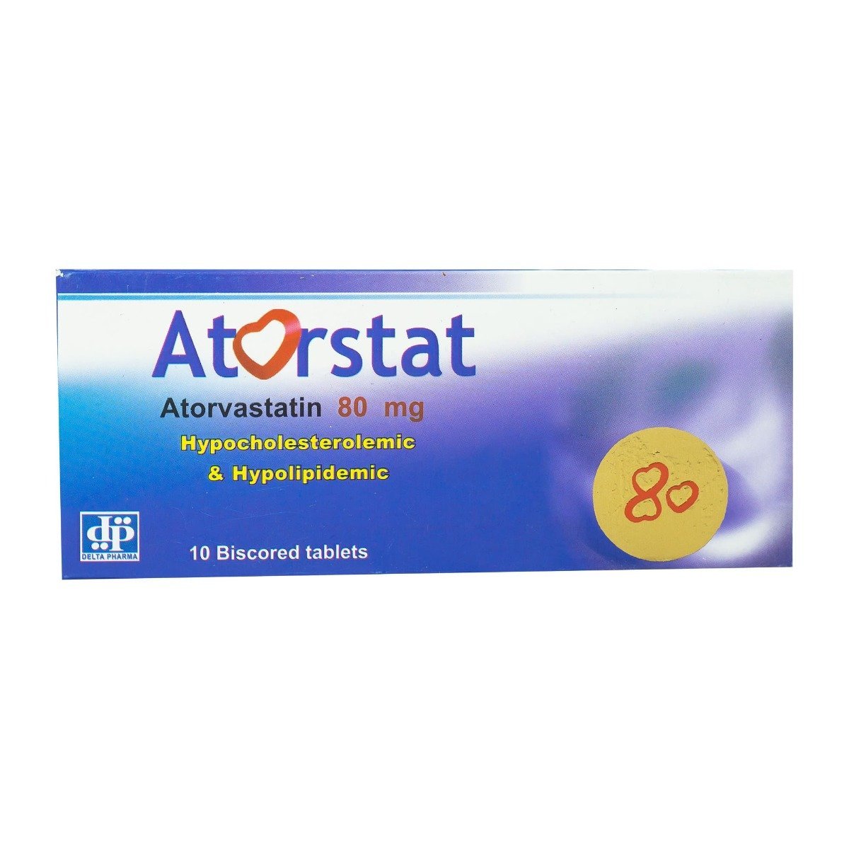 Atorstat 80 mg - 10 Tablets