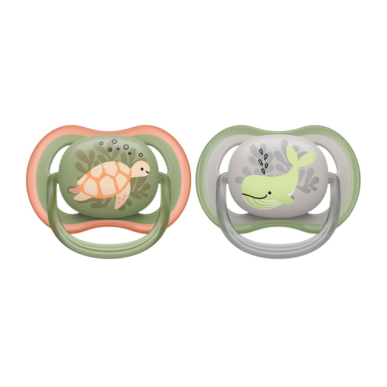 Avent Ultra Air Animals Pacifier 6-18m - Turtle & Whale