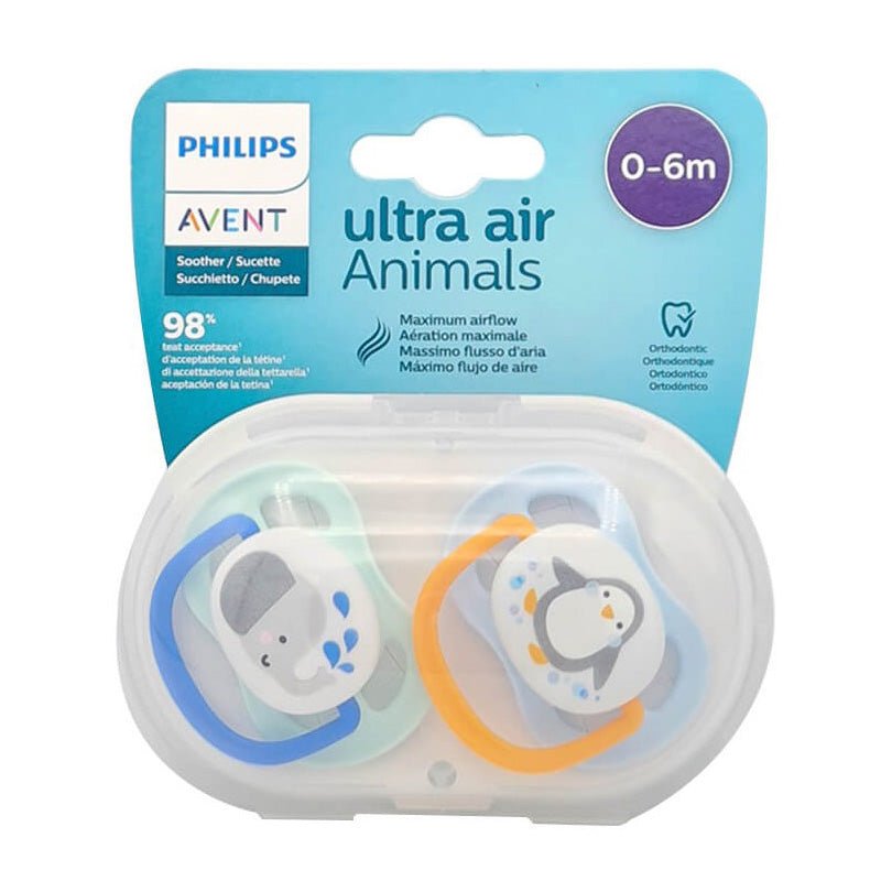 Avent Ultra Air Animals pacifier 0-6m