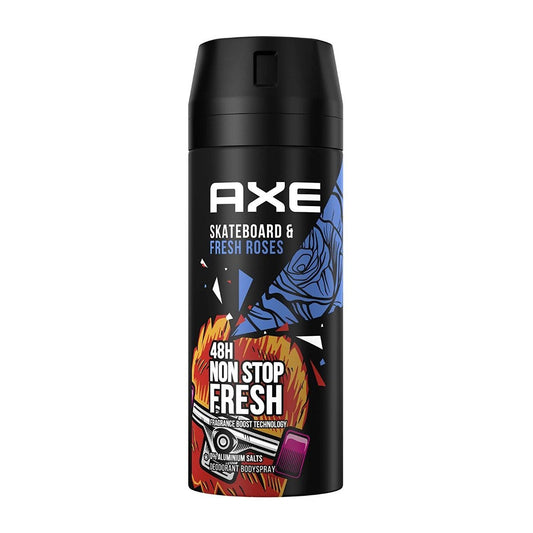 Axe Skateboard & Fresh Roses Deodorant Body Spray - 150ml