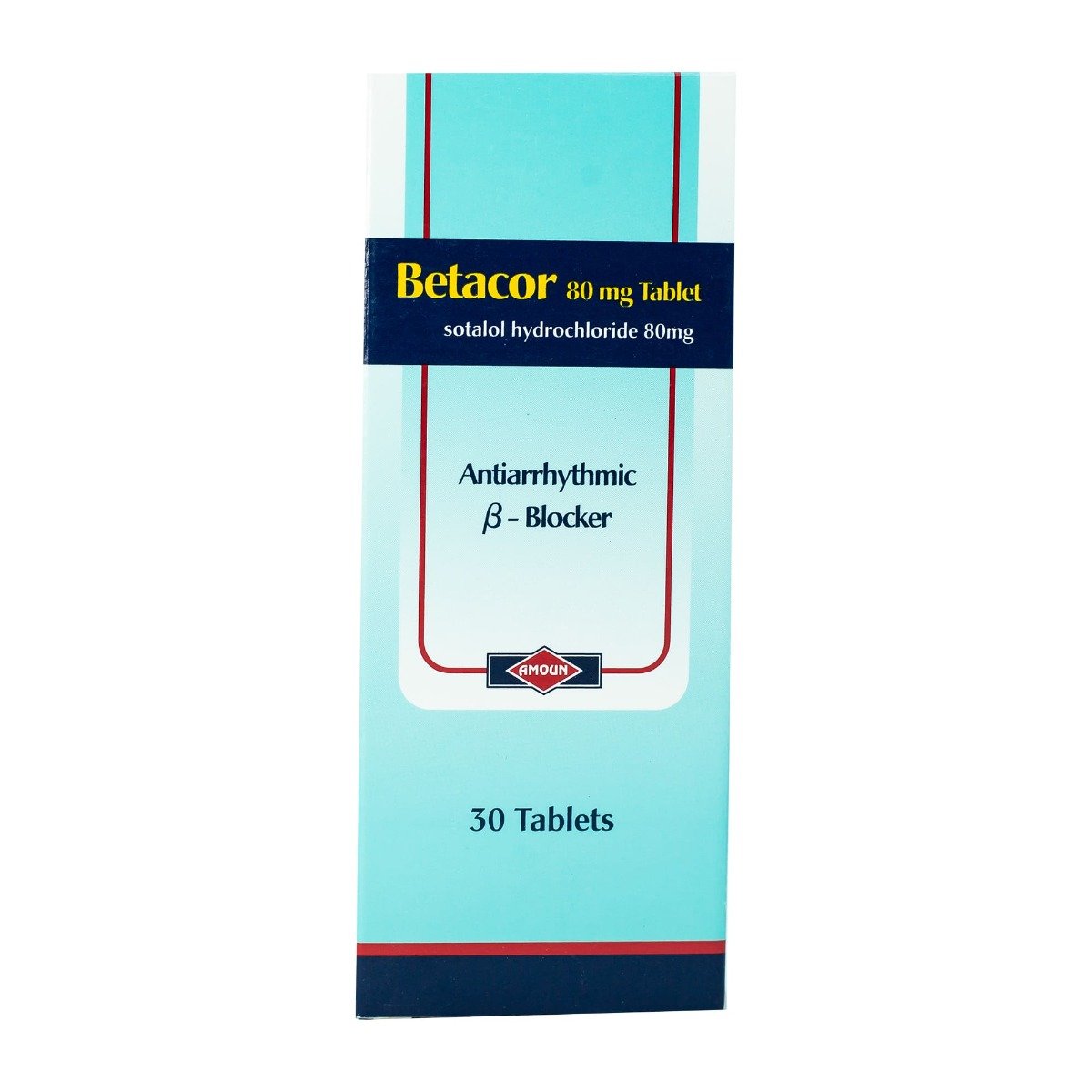 Betacor 80 mg - 30 Tablets