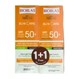 Bioblas Sun Care Offer 1+1 Aqua Fusion Fluid Cream SPF 50+ For Oily Skin - 50ml