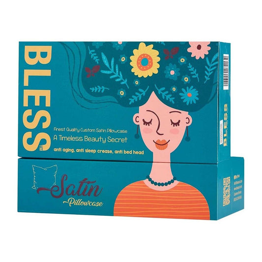 Bless Pillow Case -  Beige