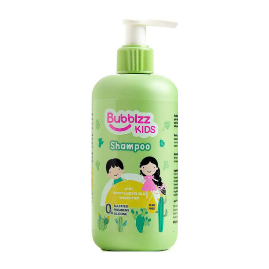 Bubblzz Kids Shampoo With Sweet Almond Oil & Shea Butter - 325ml