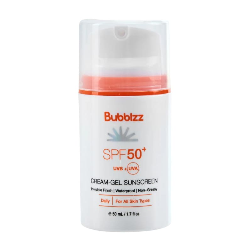 Bubblzz Sunscreen SPF 50+ Cream Gel - 50ml