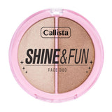 Callista Shine & Fun Face Duo Blush & Highlighter - 100 Sparkle Crew
