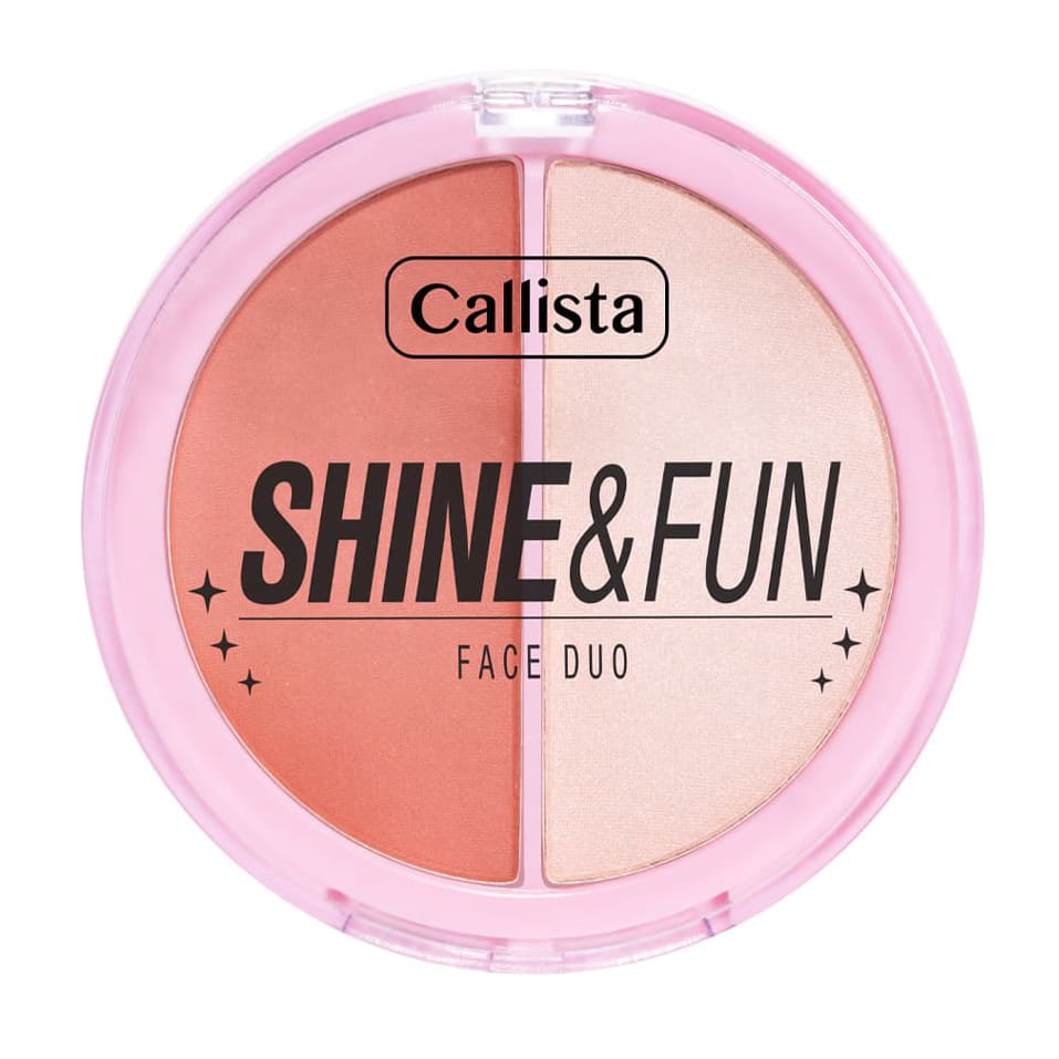 Callista Shine & Fun Face Duo Blush & Highlighter - 140 Good Company