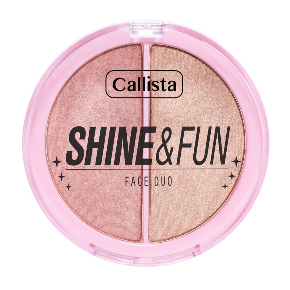 Callista Shine & Fun Face Duo Blush & Highlighter - 130 Shine Squad
