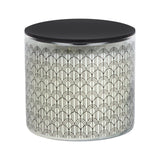 Candle Connection Black Oud Scented Candle Waves Black Glass