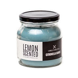 Candle Connection Lemon Scented Citronella Candle In Aqua