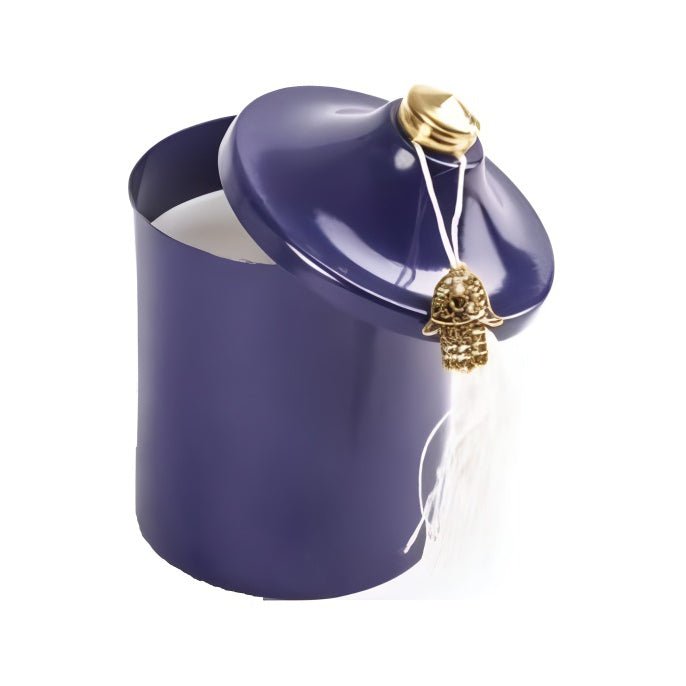 Candle Connection Vanilla Blue Scented Royal Pyramid Candle Cup