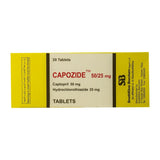 Capozide 50 mg-25 mg - 30 Tablets