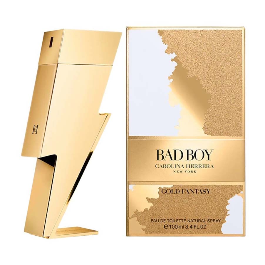 Carolina Herrera Bad Boy Gold Fantasy EDT For Men - 100ml