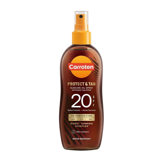 Carroten Protect & Tan SPF 20 Suncare Oil Spray - 150ml