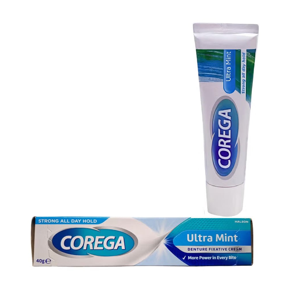 Corega Ultra Mint Denture Fixative Cream - 40gm